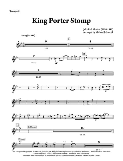 King Porter Stomp - arr. Michael Johancsik