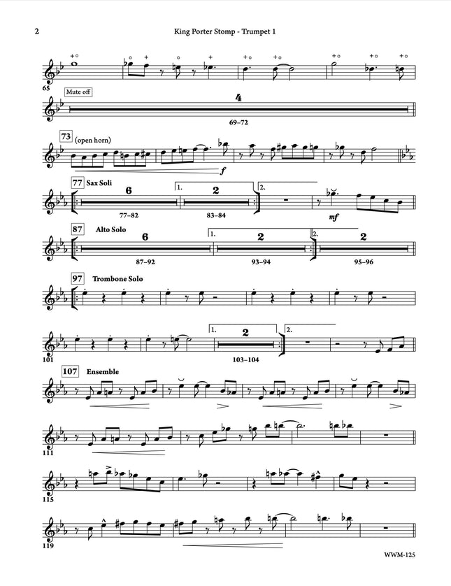 King Porter Stomp - arr. Michael Johancsik
