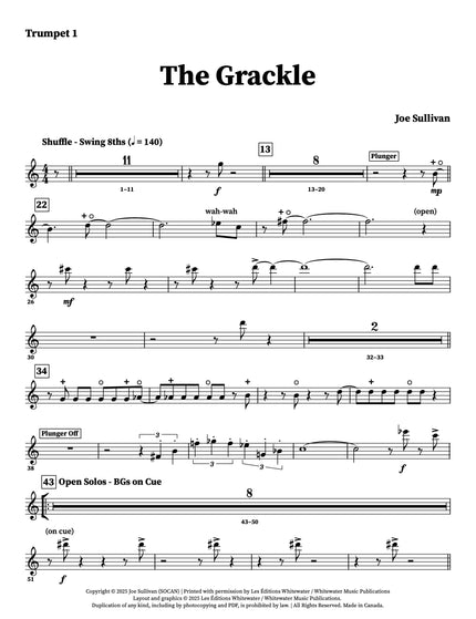 The Grackle - Joe Sullivan