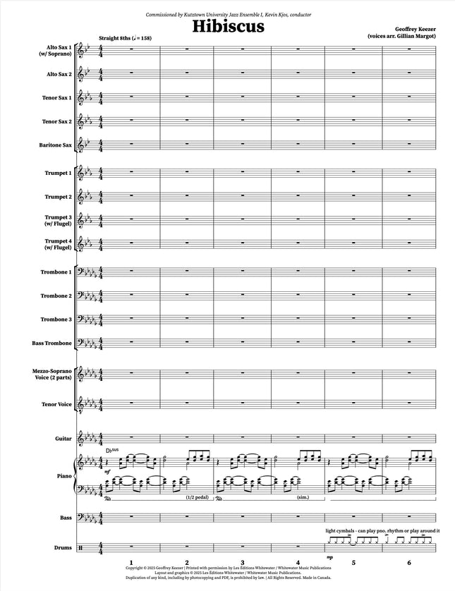 Hibiscus - Geoffrey Keezer (voices arr. Gillian Margot)