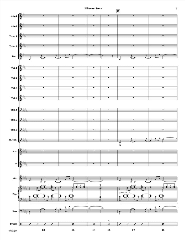 Hibiscus - Geoffrey Keezer (voices arr. Gillian Margot)