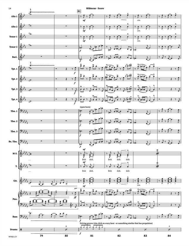 Hibiscus - Geoffrey Keezer (voices arr. Gillian Margot)