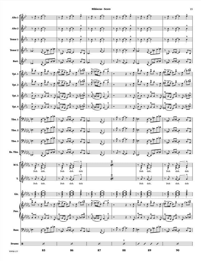 Hibiscus - Geoffrey Keezer (voices arr. Gillian Margot)