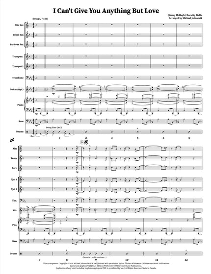 I Can't Give You Anything But Love - arr. Michael Johancsik