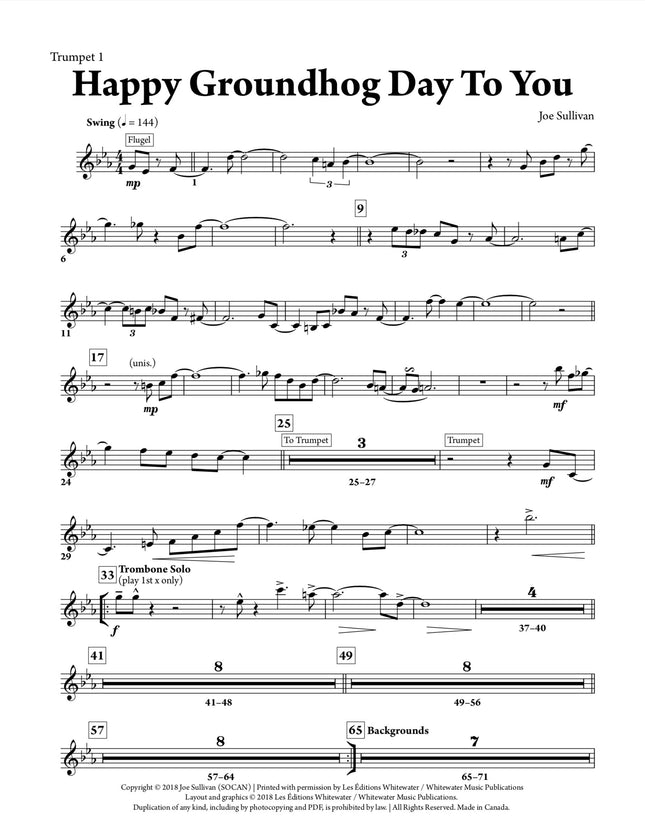 Happy Groundhog Day To You - Joe Sullivan
