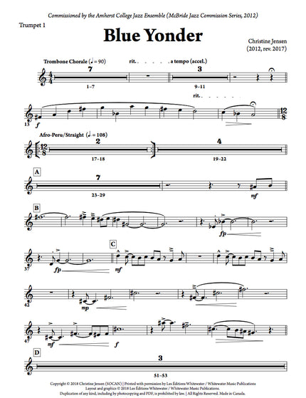 Blue Yonder - Christine Jensen