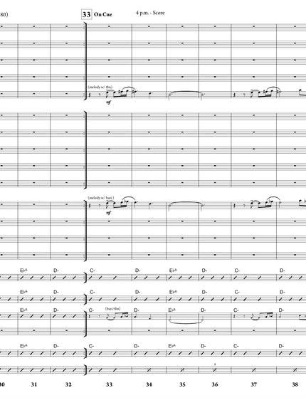 4 p.m. - Greg Runions (Study Score)