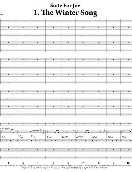 Suite For Joe: 1. The Winter Song - Jean-Nicolas Trottier