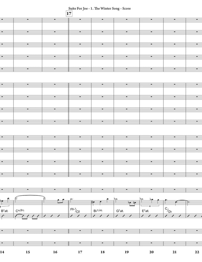 Suite For Joe: 1. The Winter Song - Jean-Nicolas Trottier