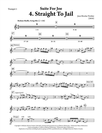 Suite For Joe: 4. Straight To Jail - Jean-Nicolas Trottier