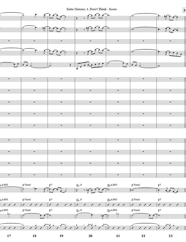 Suite Onions: 1. Don't Think - Greg Runions