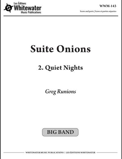 Suite Onions: 2. Quiet Nights - Greg Runions