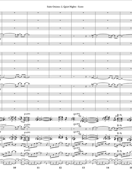 Suite Onions: 2. Quiet Nights - Greg Runions