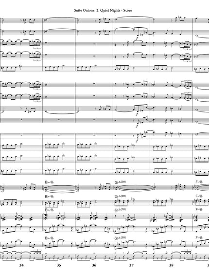 Suite Onions: 2. Quiet Nights - Greg Runions