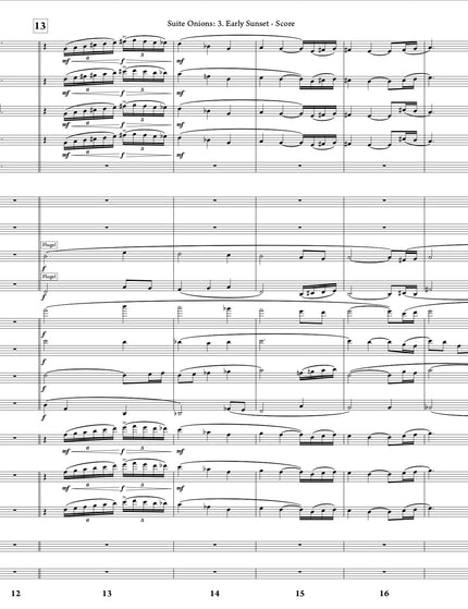 Suite Onions: 3. Early Sunset - Greg Runions