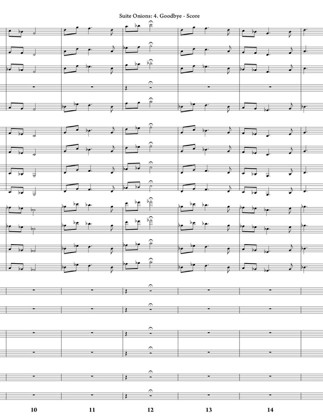 Suite Onions: 4. Goodbye - Greg Runions