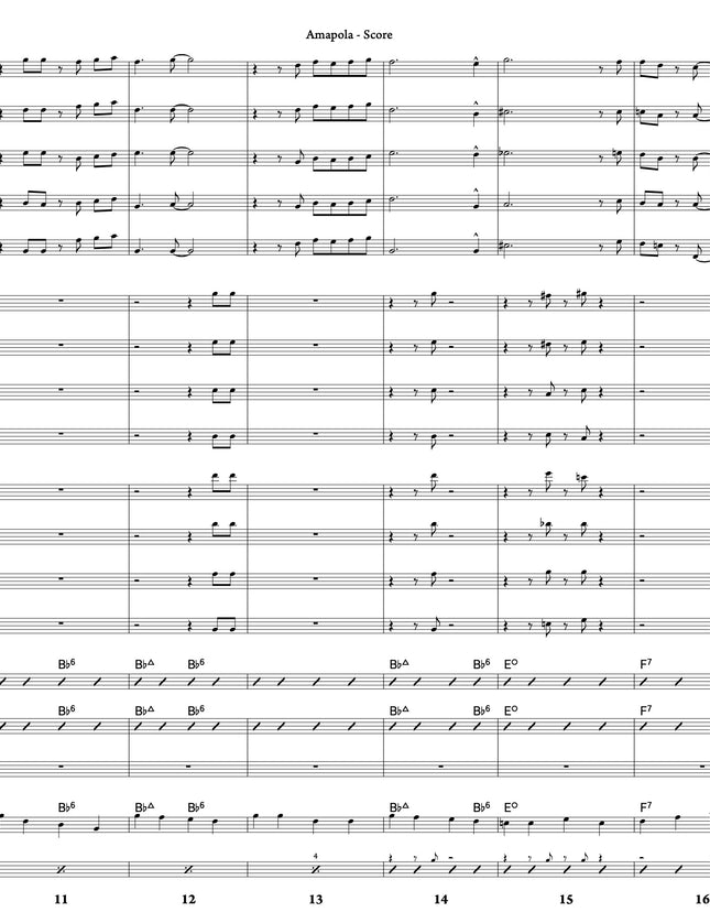 Amapola - arr. Taylor Donaldson
