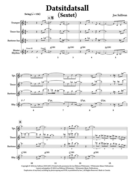 Datsitdatsall (Sextet) - Joe Sullivan