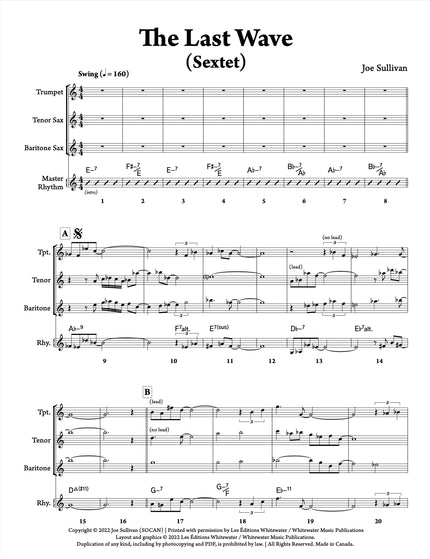 The Last Wave (Sextet) - Joe Sullivan