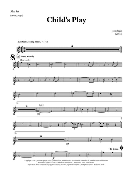 Child's Play (Nonet) - Josh Rager
