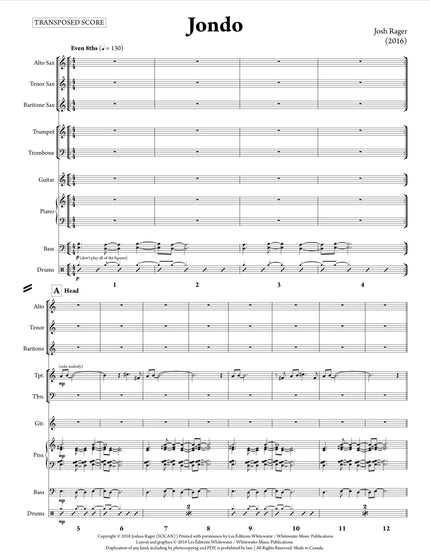 Jondo (Nonet) - Josh Rager