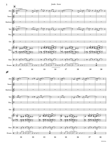 Jondo (Study Score) - Josh Rager