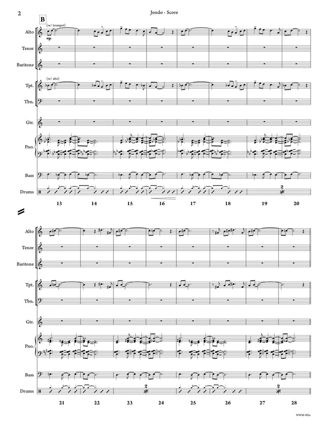 Jondo (Study Score) - Josh Rager