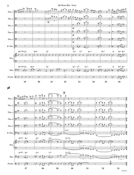 Ma Bossa Moi (6 Trombones & Rhythm) - Richard Gagnon