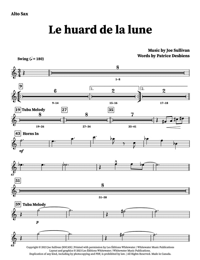 Le huard de la lune - Joe Sullivan