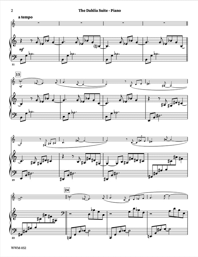 Christine Jensen - The Dahlia Suite (Alto Sax & Piano)