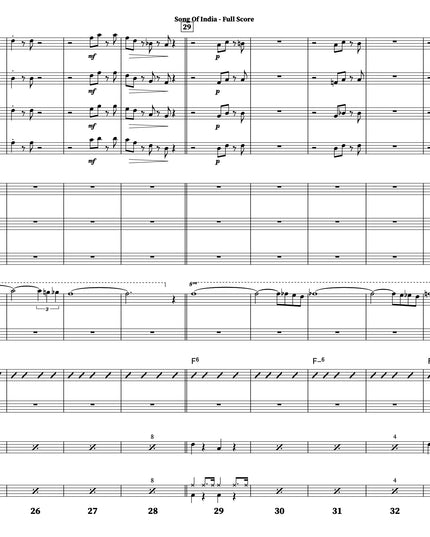 Song of India - arr. Taylor Donaldson (Little Big Band)