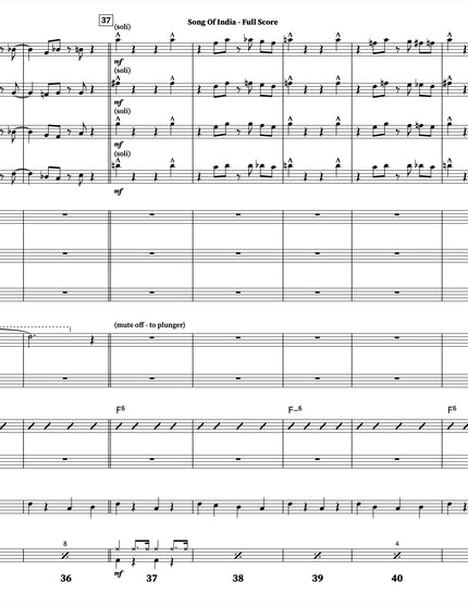 Song of India - arr. Taylor Donaldson (Little Big Band)