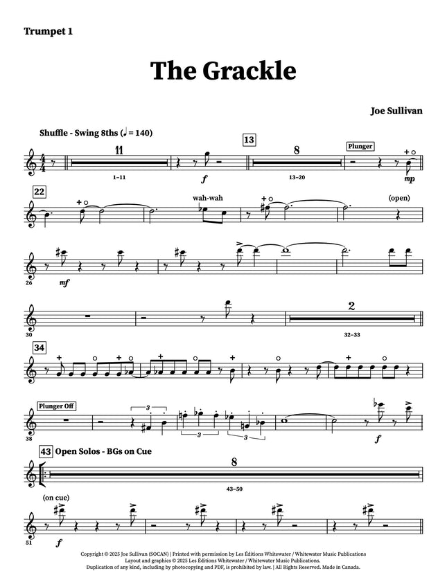The Grackle - Joe Sullivan