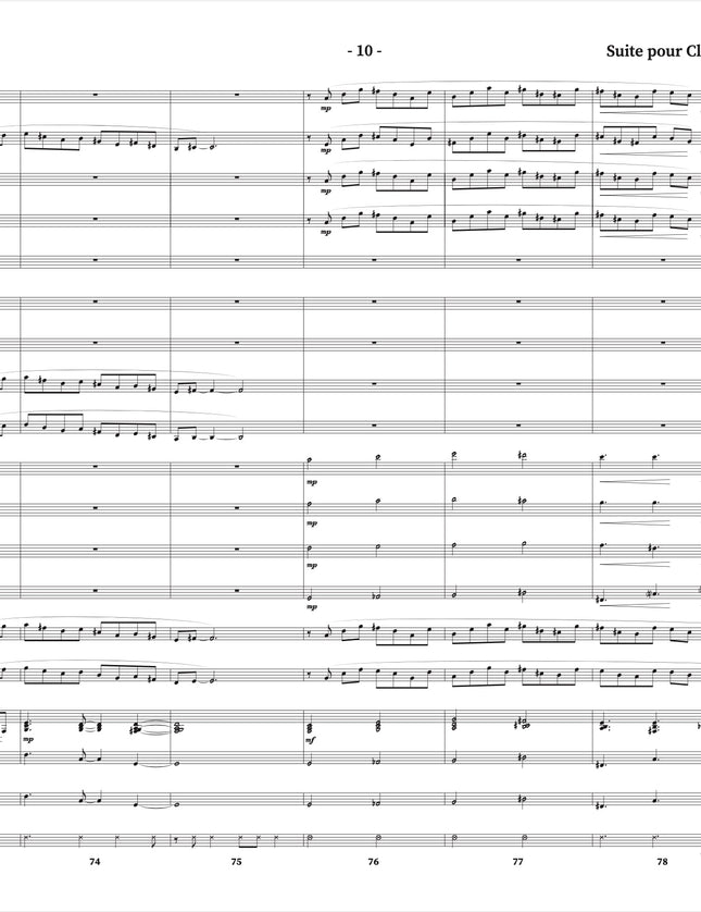 Suite for Clarinet and Jazz Orchestra - 4. Homme d'Étincelles (Burning Man) - Yvan Belleau / Kálmán Oláh