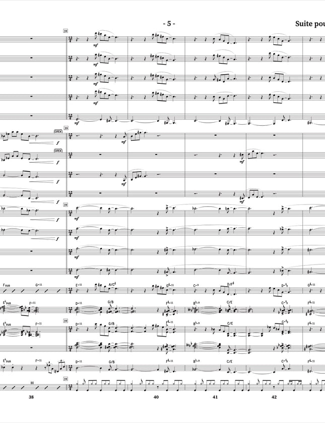 Suite for Clarinet and Jazz Orchestra - 5. Transformation - Yvan Belleau / Kálmán Oláh