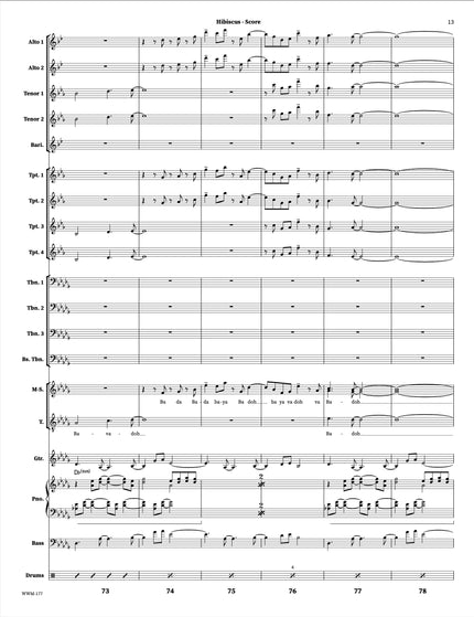 Hibiscus - Geoffrey Keezer (voices arr. Gillian Margot)