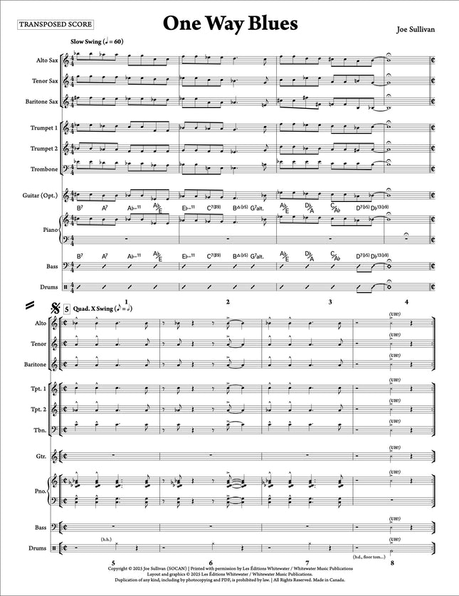 One Way Blues - Joe Sullivan