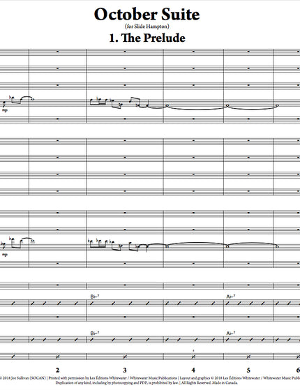 October Suite: 1. The Prelude - Joe Sullivan