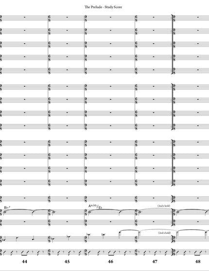 October Suite: 1. The Prelude - Joe Sullivan (Study Score)