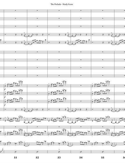 October Suite: 1. The Prelude - Joe Sullivan (Study Score)