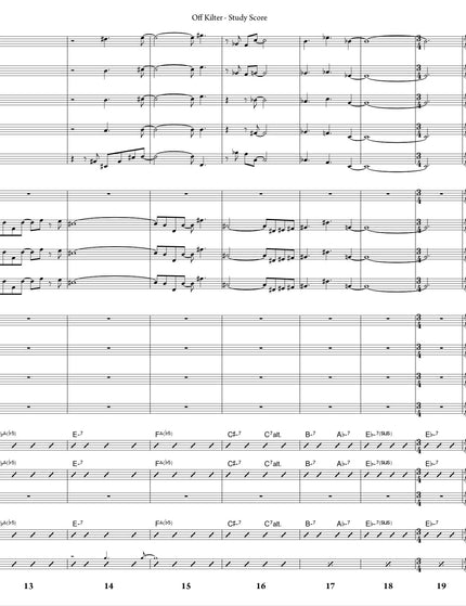 October Suite: 2. Off-Kilter - Joe Sullivan (Study Score)