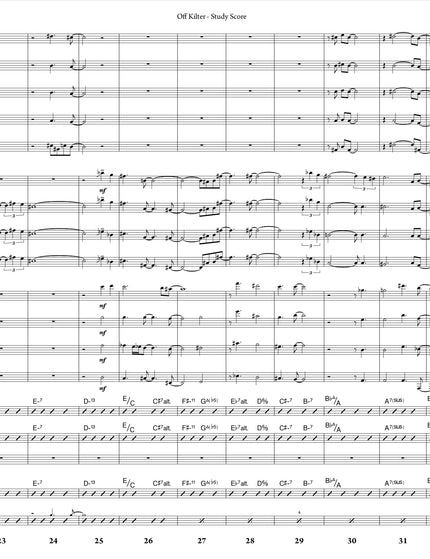 October Suite: 2. Off-Kilter - Joe Sullivan (Study Score)