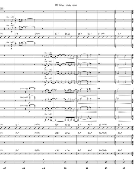October Suite: 2. Off-Kilter - Joe Sullivan (Study Score)