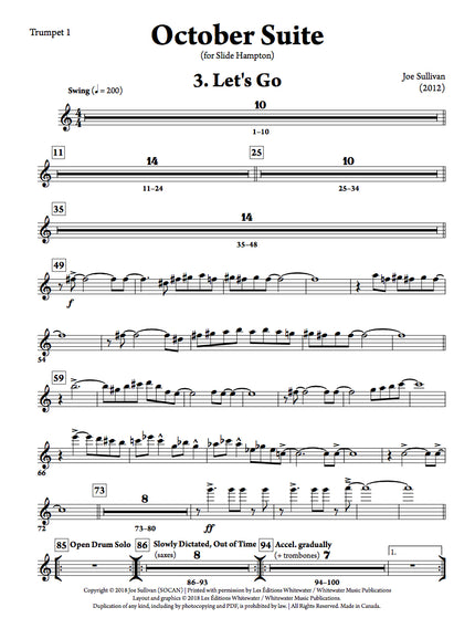 October Suite: 3. Let's Go - Joe Sullivan
