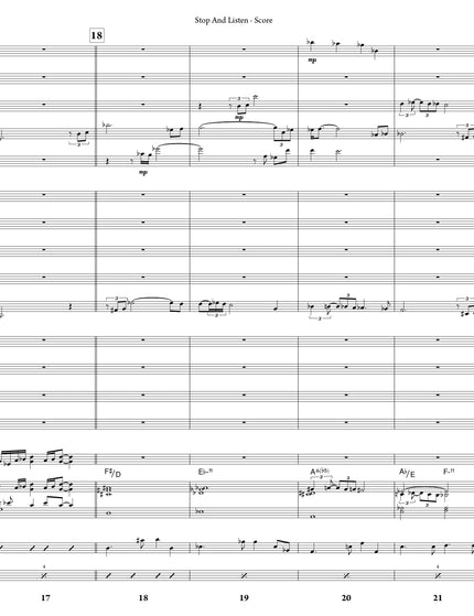 Stop And Listen - Joe Sullivan (Study Score)