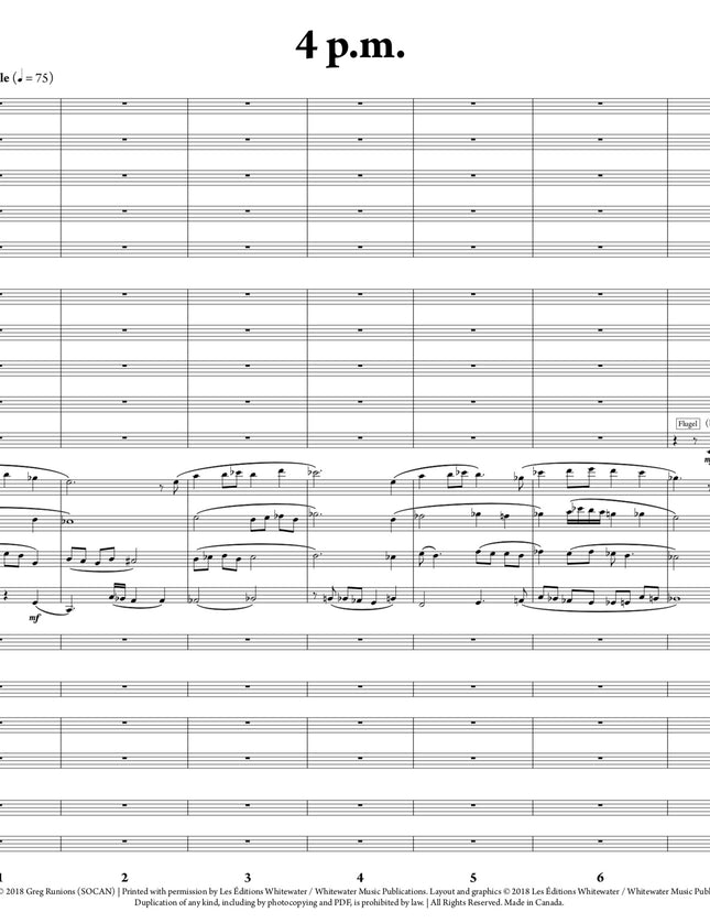 4 p.m. - Greg Runions (Study Score)