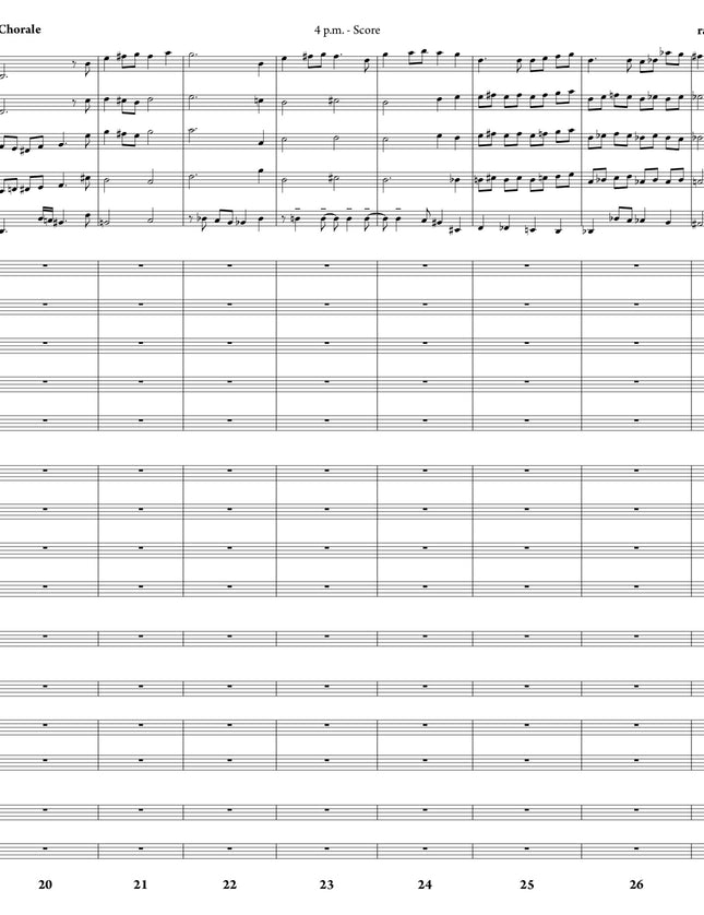 4 p.m. - Greg Runions (Study Score)