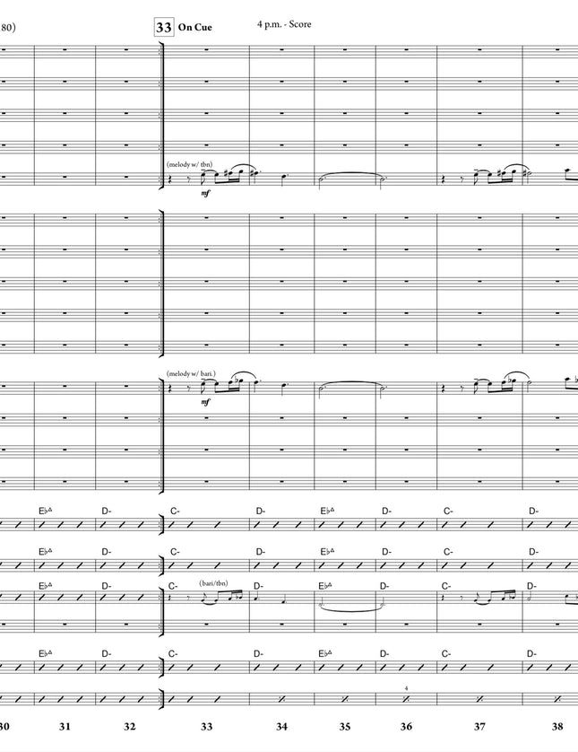 4 p.m. - Greg Runions (Study Score)