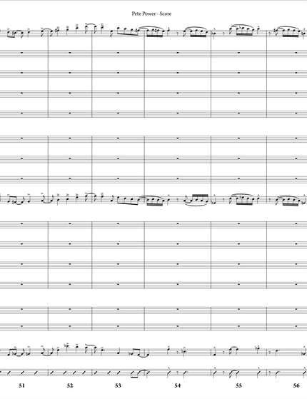 Pete Power - Joe Sullivan (Study Score)