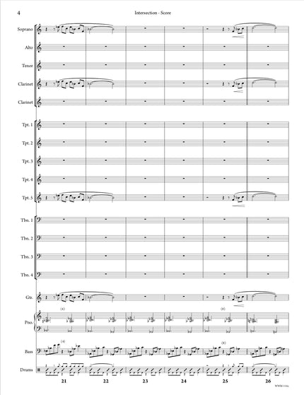 Intersection - Christine Jensen (Study Score)